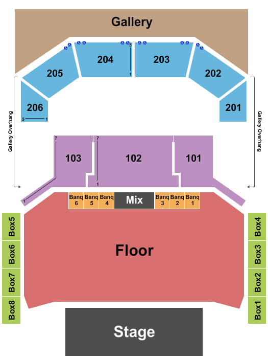 The Chelsea Jelly Roll Seating Chart